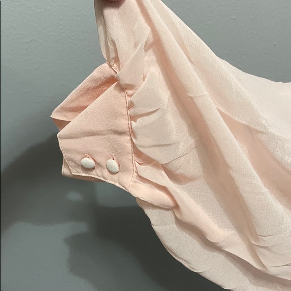 Elegant Blush Pink Women's Top - Picture 4 of 8